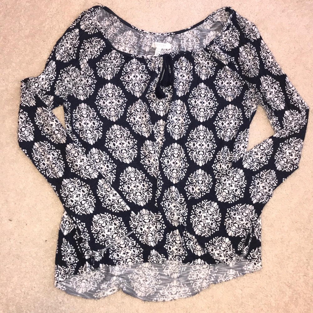 Long sleeve peasant blouse, Aeropostale